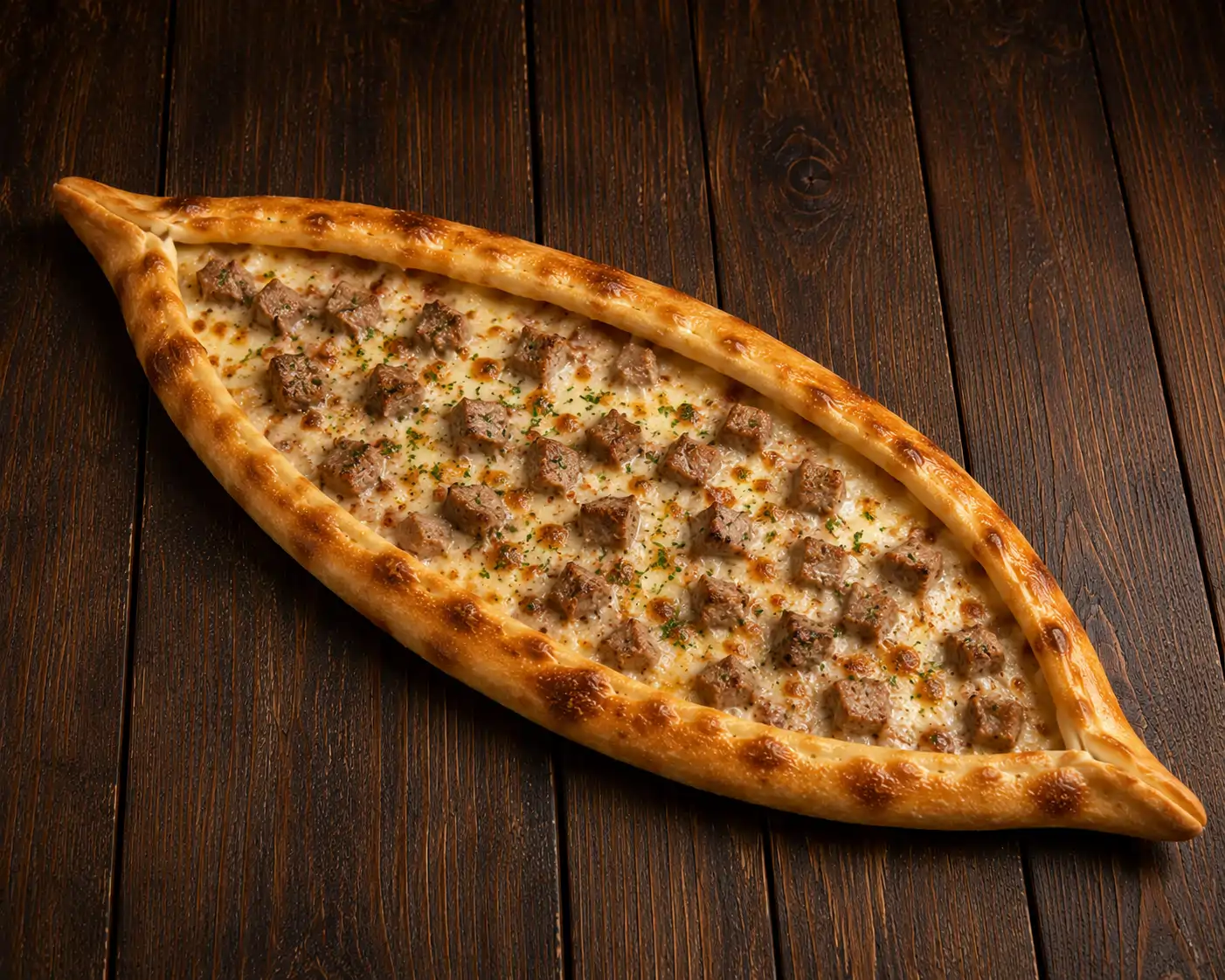 Pide mit Kalbfleisch